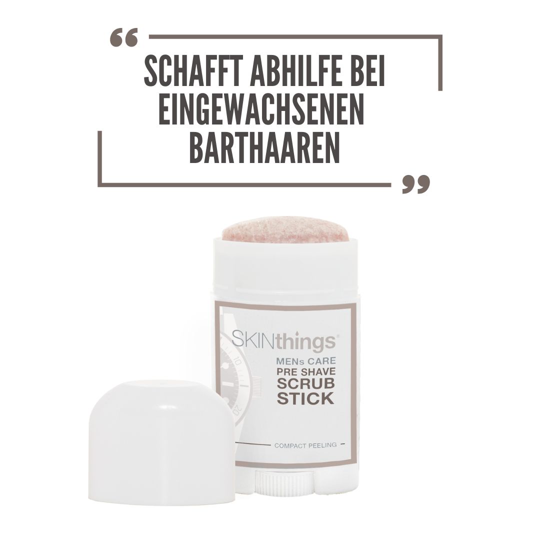 Pre Shave Scrub Stick beugt eingewachsenen Barthaaren vor